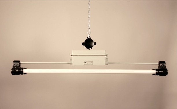 Große Werkstattlampe DDR Modell 