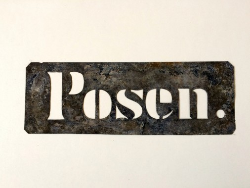 Transportschablone Posen