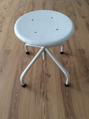 Drehhocker Stahlrohr Arztstuhl 70er DDR