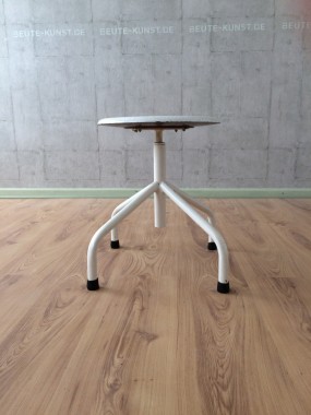 Drehhocker Stahlrohr Arztstuhl 70er DDR